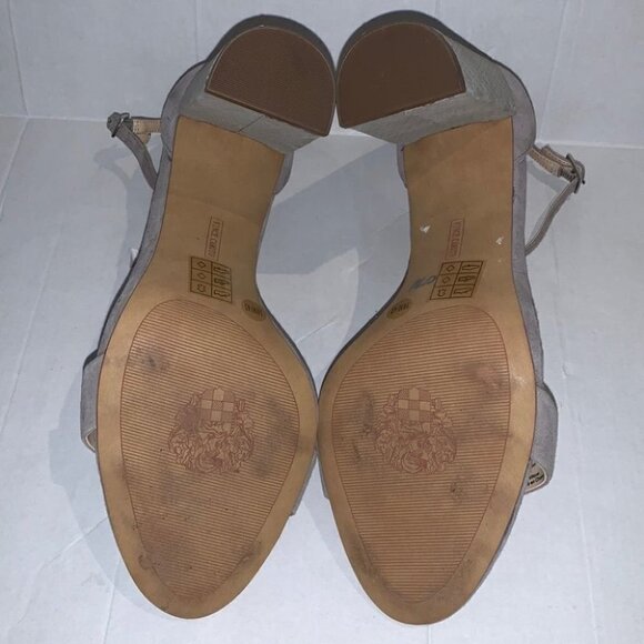 Vince Camuto taupe block heels sandals size 10M/42 - Picture 6 of 11